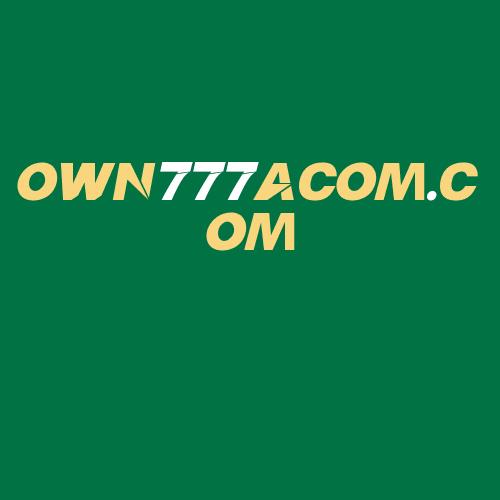 Logo da OWN777ACOM